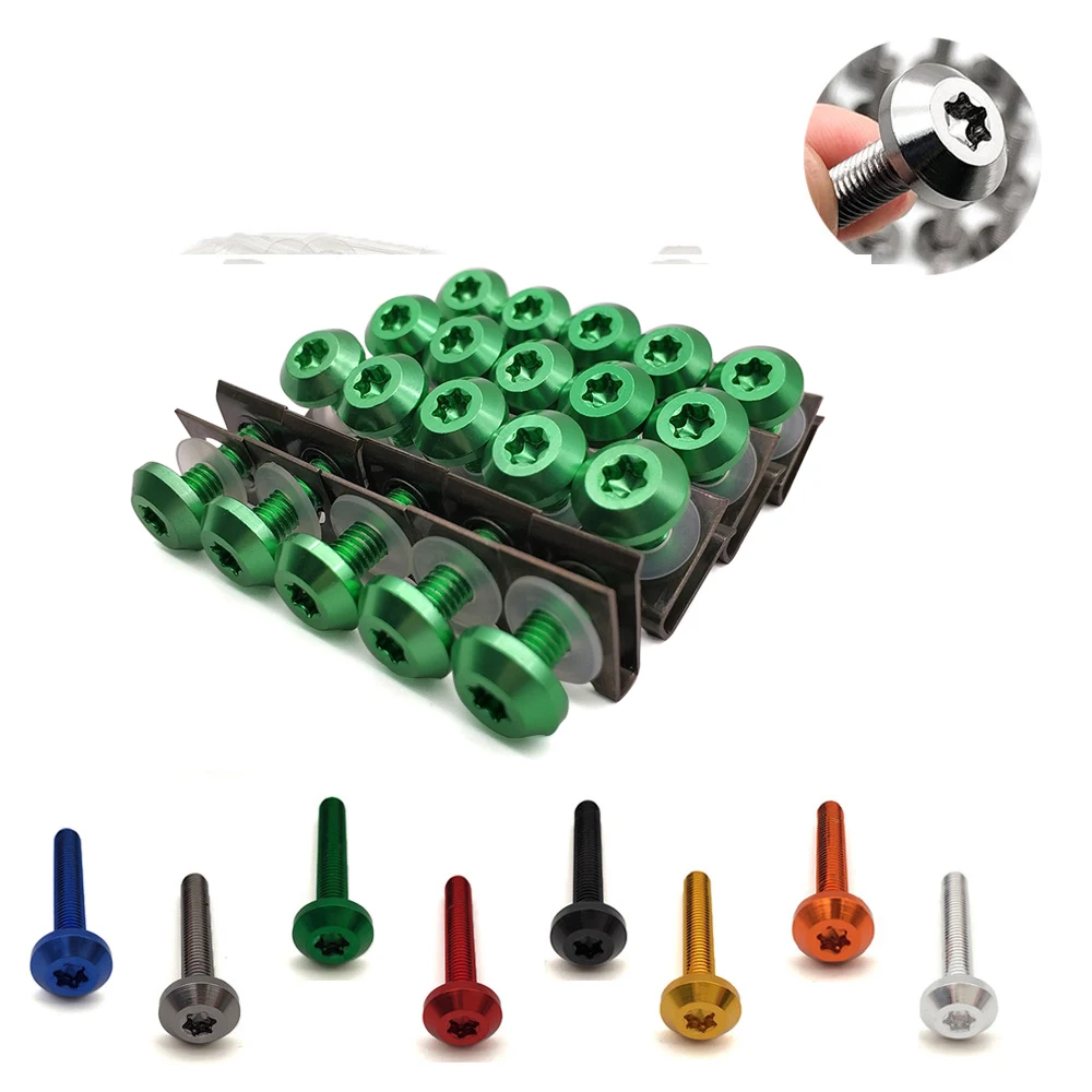 Универсальный мотоцикл винты обтекателей застежки клипсы с круглым средства