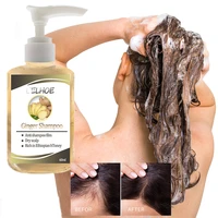 1pcs 60ml ginseng anti hair loss shampoo powerful treatment essence herbs ginger cooler hair growth lotions for men women