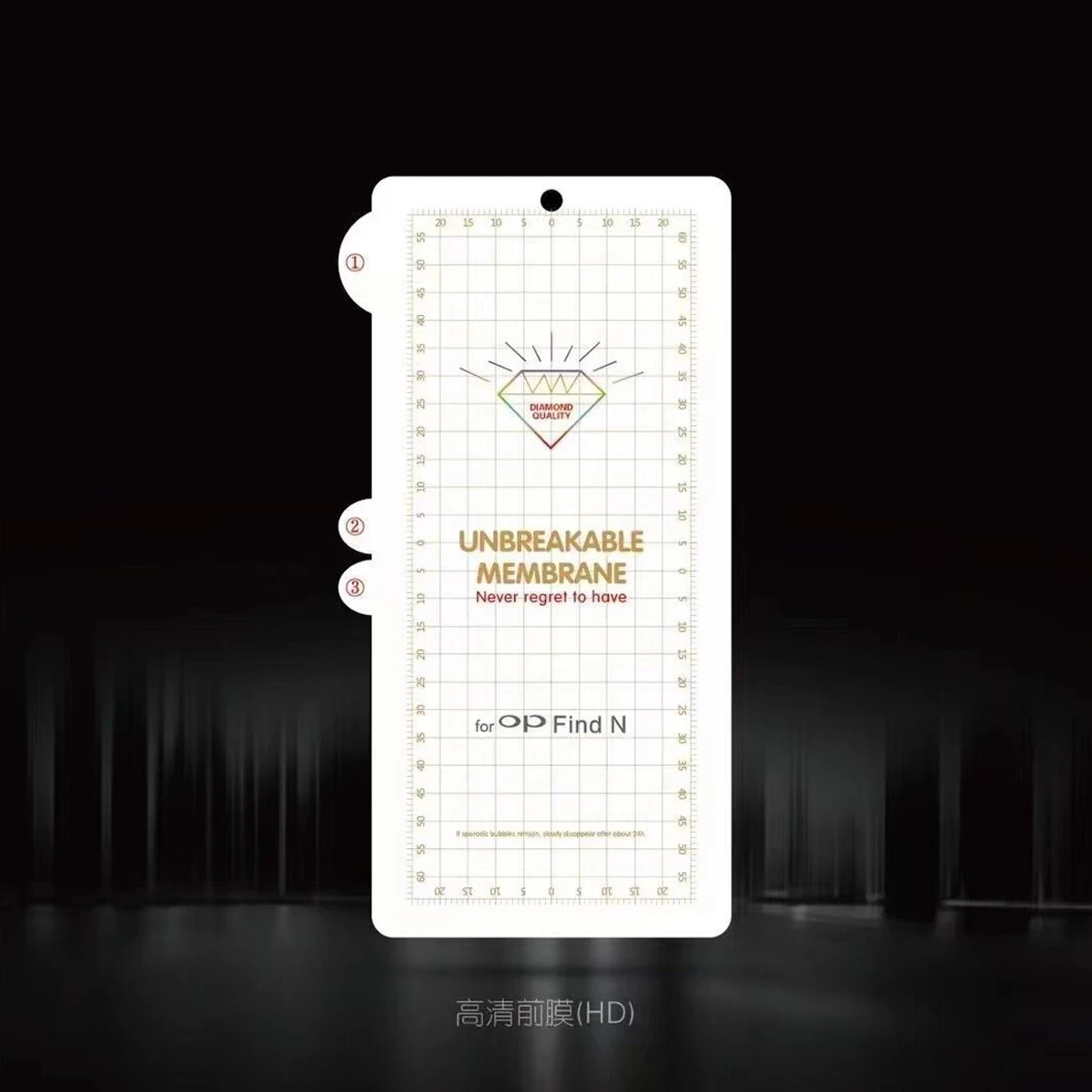 0 15mm unbreakable membrane front hydrogel gel film for oppo find n nano screen protector protective film free global shipping