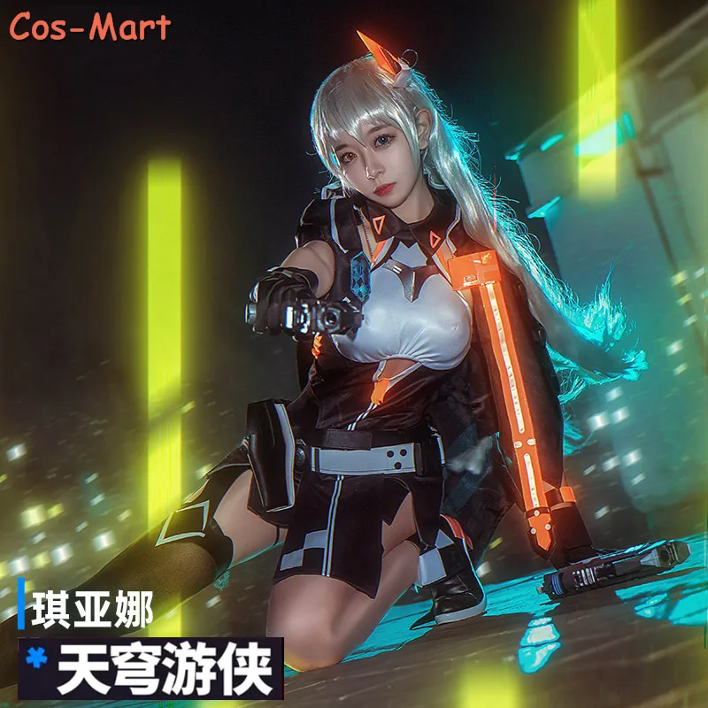 Cos-Mart Game Honkai Impact 3 Kiana Kaslana Cosplay Costume 