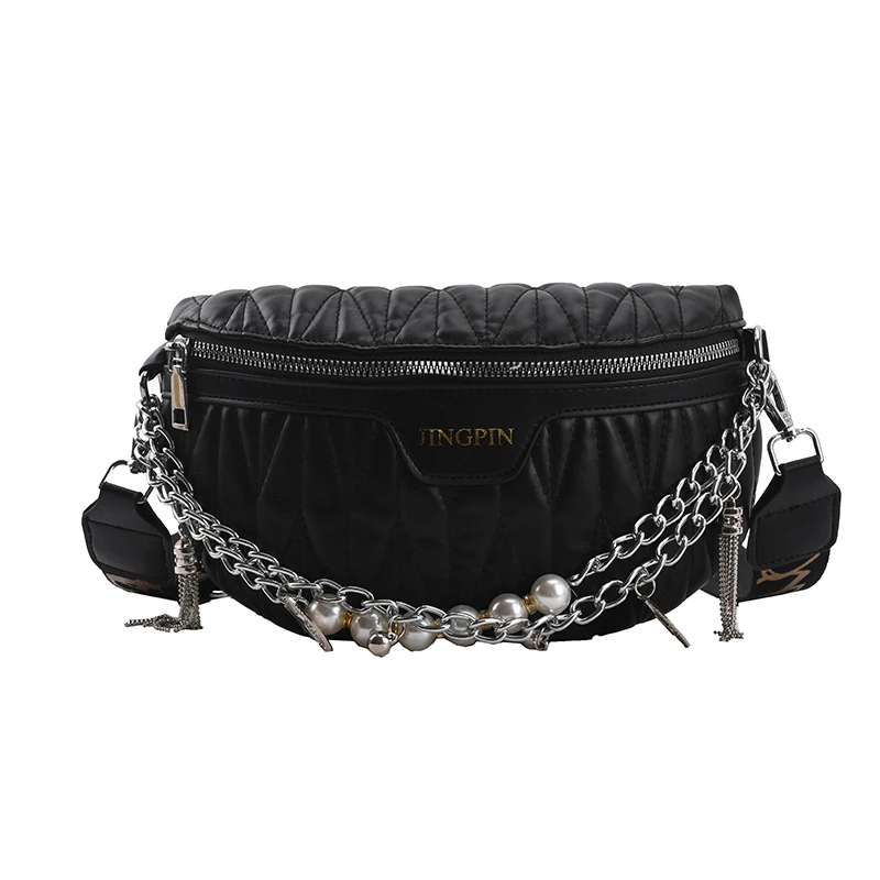 

Waist Bag PU Leather FannyPack Shoulder Bag Ladies Pattern Waist Pack Women Brand Belt Bag Multifunctional Chest Bag