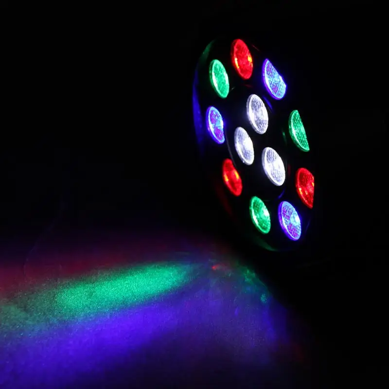 12 светодиодный RGBW светильник 8 DMX CH IP20 Par 15 Вт Голосовая активация Авто Dj для