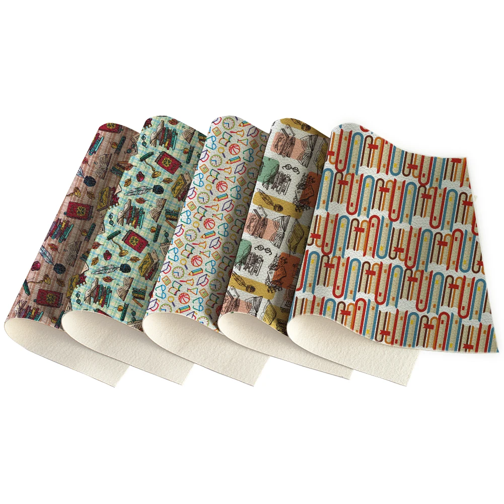 5 шт. чехлы из искусственной кожи с принтом карандаш | Дом и сад