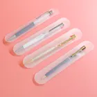 5 шт. Прозрачный чехол для перьевой ручки, одинарный чехол для карандашейЧехол, держатель для шариковойшариковой ручки