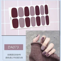 matte frosted full cover solid color nail stickers nail decoration designer self adhesive nail sticker creative nailart sticker