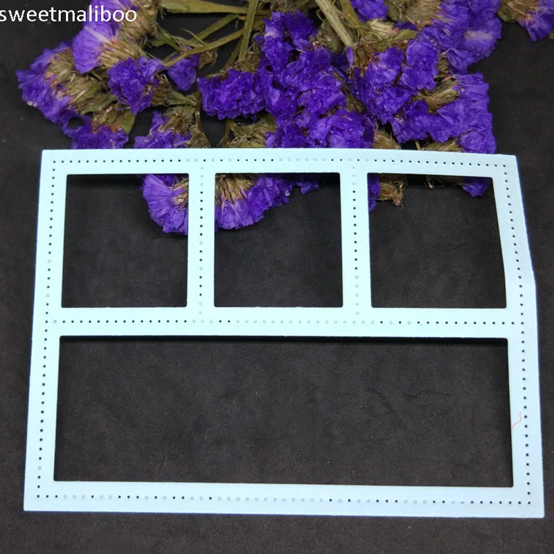 Ремесленные штампы для скрапбукинга разделительная фотография прямоугольные