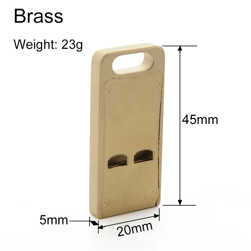 

Hot Sale Brass Double Pipe Whistle Classic Portable Outdoor Emergency Survival Double Pipe Whistle Sports Referee Whistle