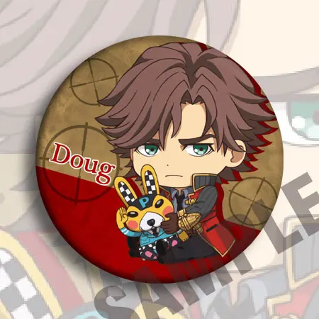 9 шт./1 лот аниме двухслойная Дуг Юри Макс деана Кирилл фигурка 4872 значки круглая