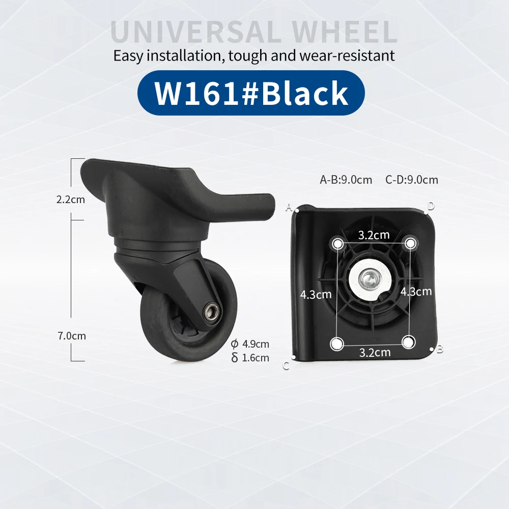 TANGYIPIN Ran Raund F29F30 Luggage Wheel Carrying Case Suitcase Rolling Repair Trolley Caster Accessories Universal Wheels