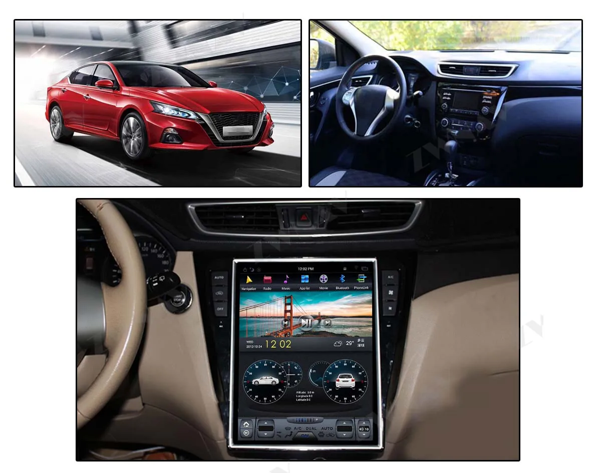 128G Tesla Screen Carplay для 2013 2014 2015 2016 2017 2018 NISSAN X-TRAIL Android автомобильное аудио стерео радио