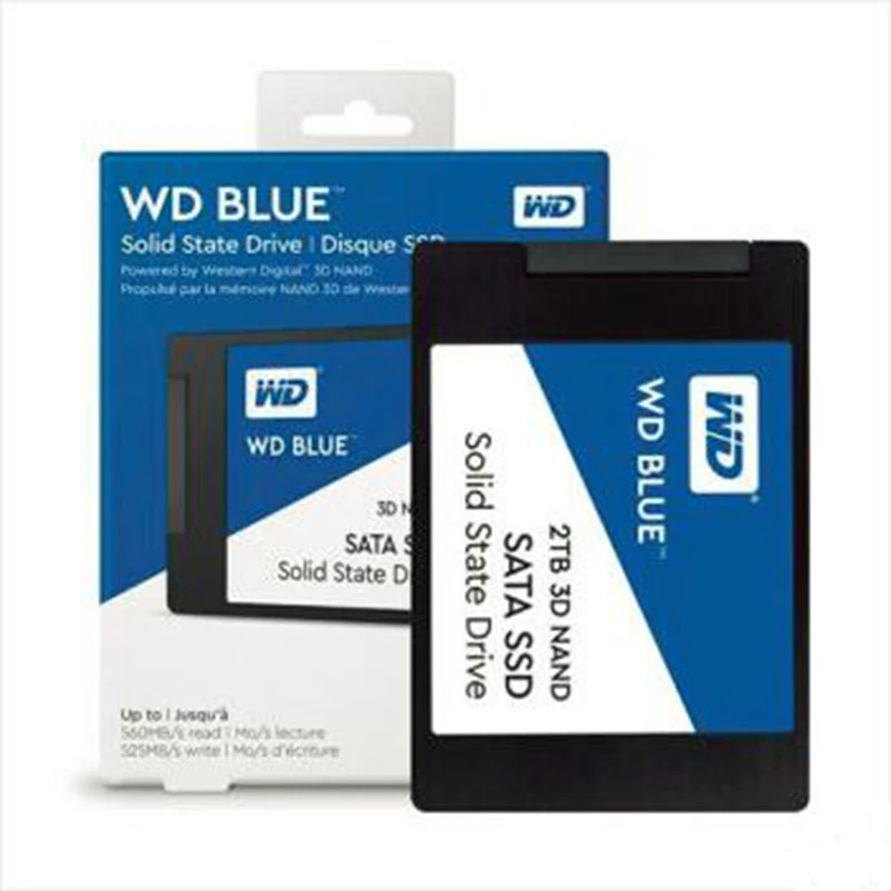 SSD-накопитель WD Blue для ноутбука ПК Внутренний твердотельный диск 250 ГБ SATA3 500 дюйма
