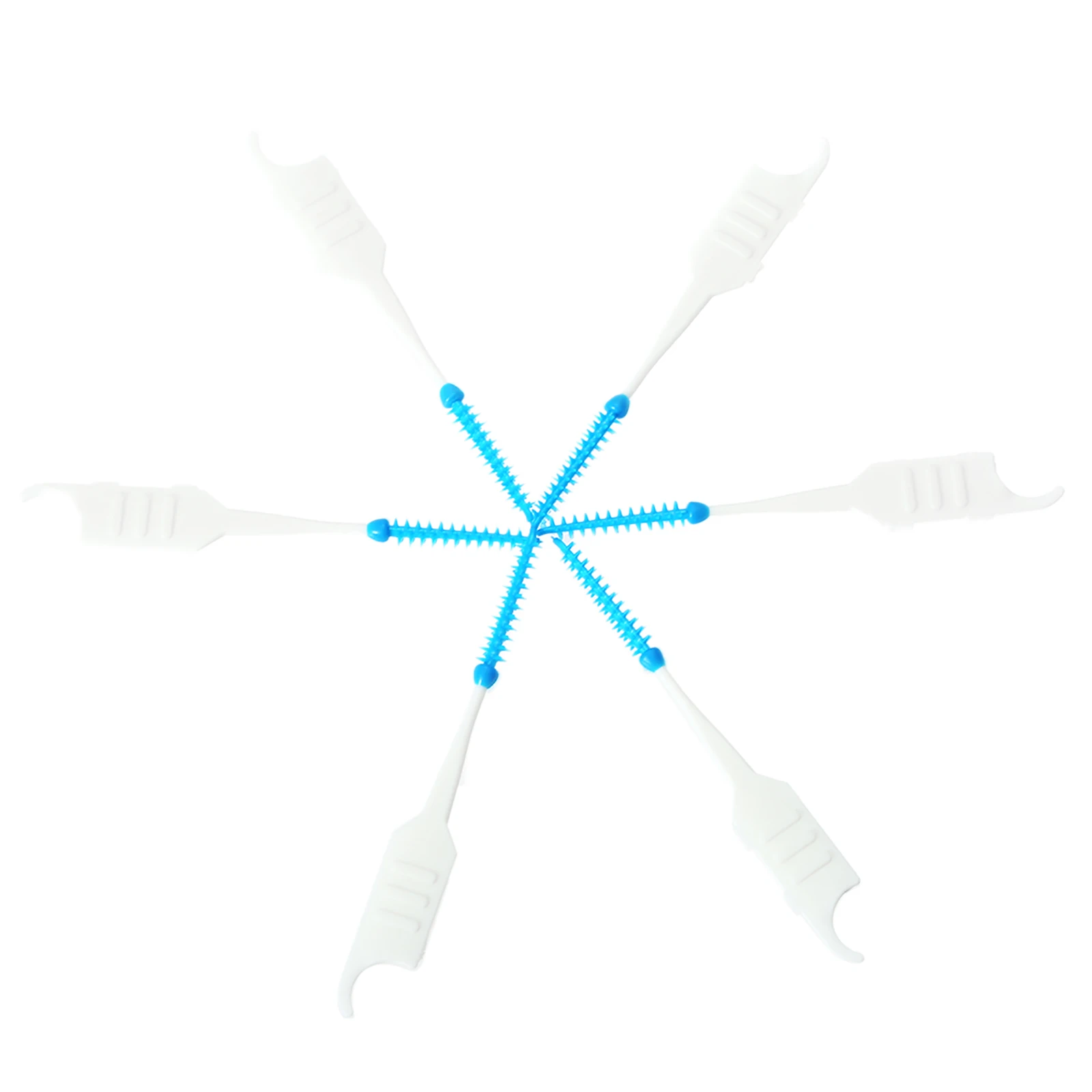 

200Pcs/Box Dental Floss Interdental Brush Teeth Stick Toothpick Soft Silicone Double-ended Tooth Picks Oral Care