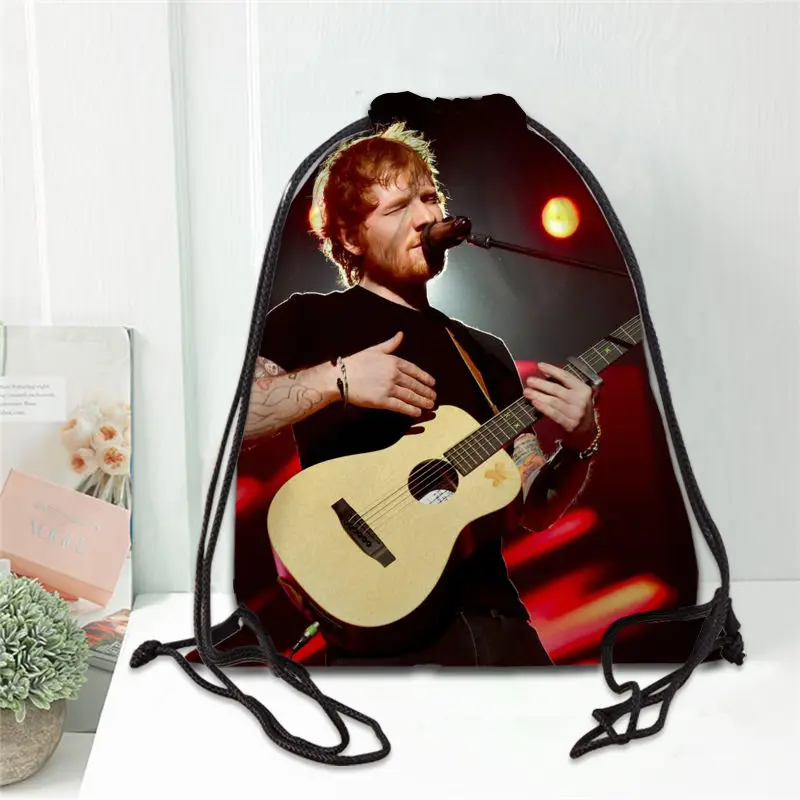Горячая Ed Sheeran напечатанный рюкзак ранец атласные мягкие туфли сумки для школы пользовательские логотип сумки для женщин - Цвет: 18