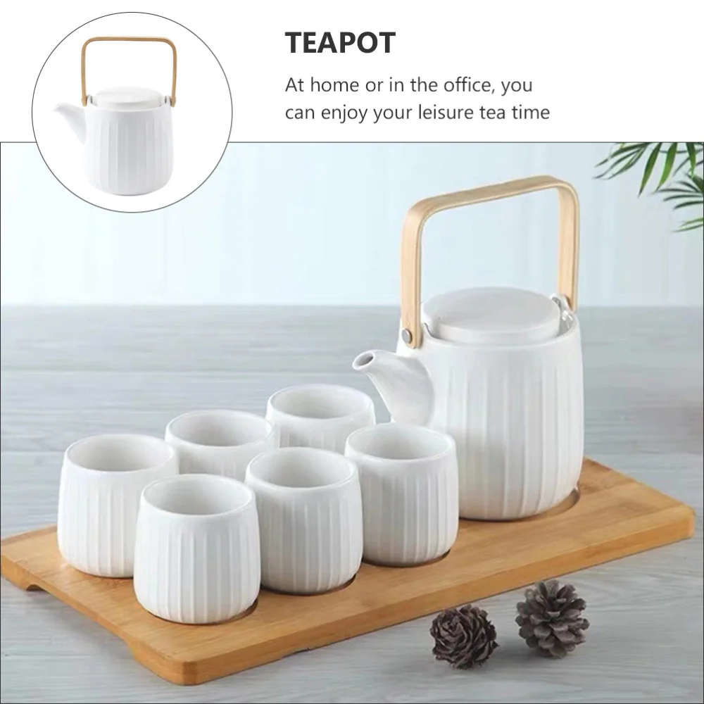 

1 Set Ceramic Teapot Set Durable Teaware Set Creative Delicate Teaware Set