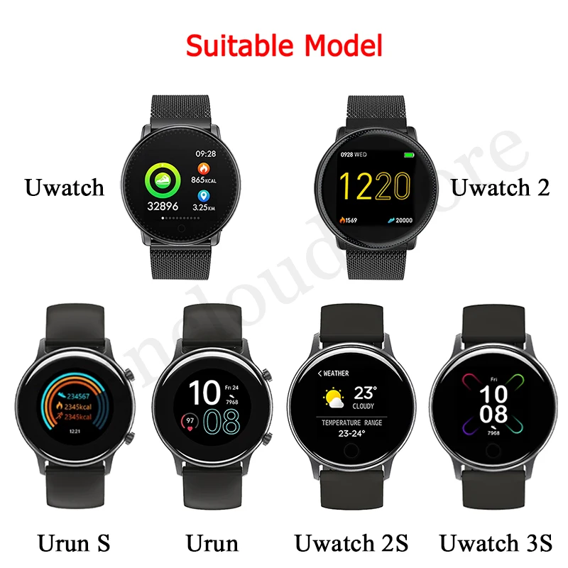 Ремешок силиконовый для наручных часов Umidigi Urun спортивный Воздухопроницаемый