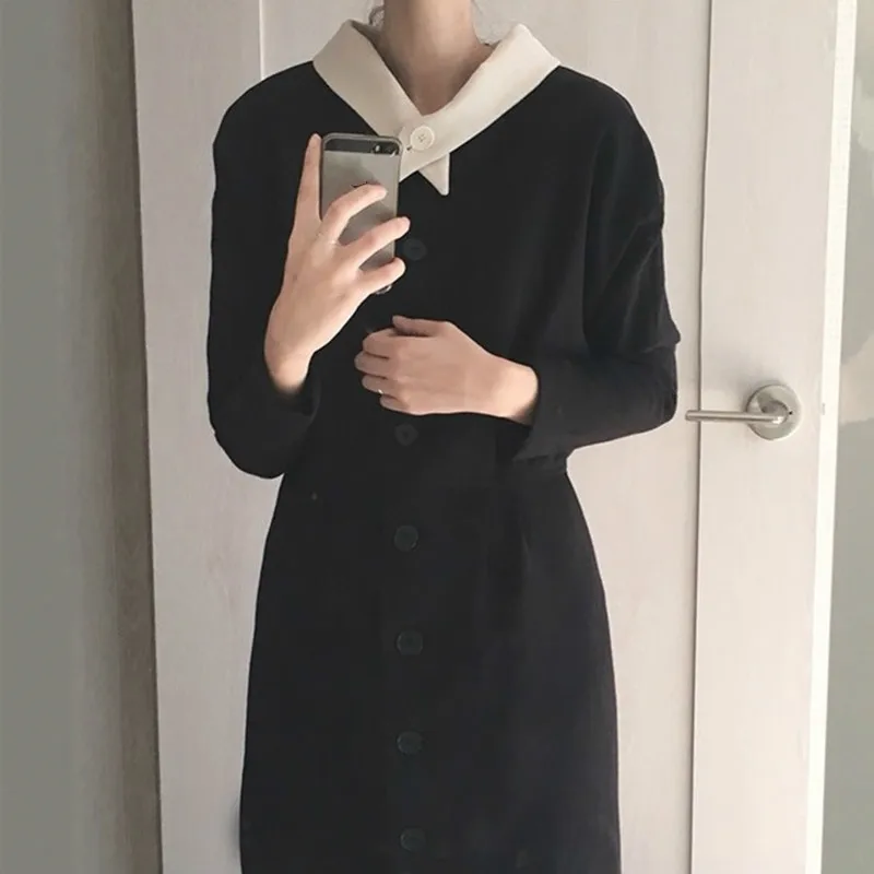 SHENGPALAE 2020 Новое весеннее тонкое женское обтягивающее платье с v-образным вырезом в