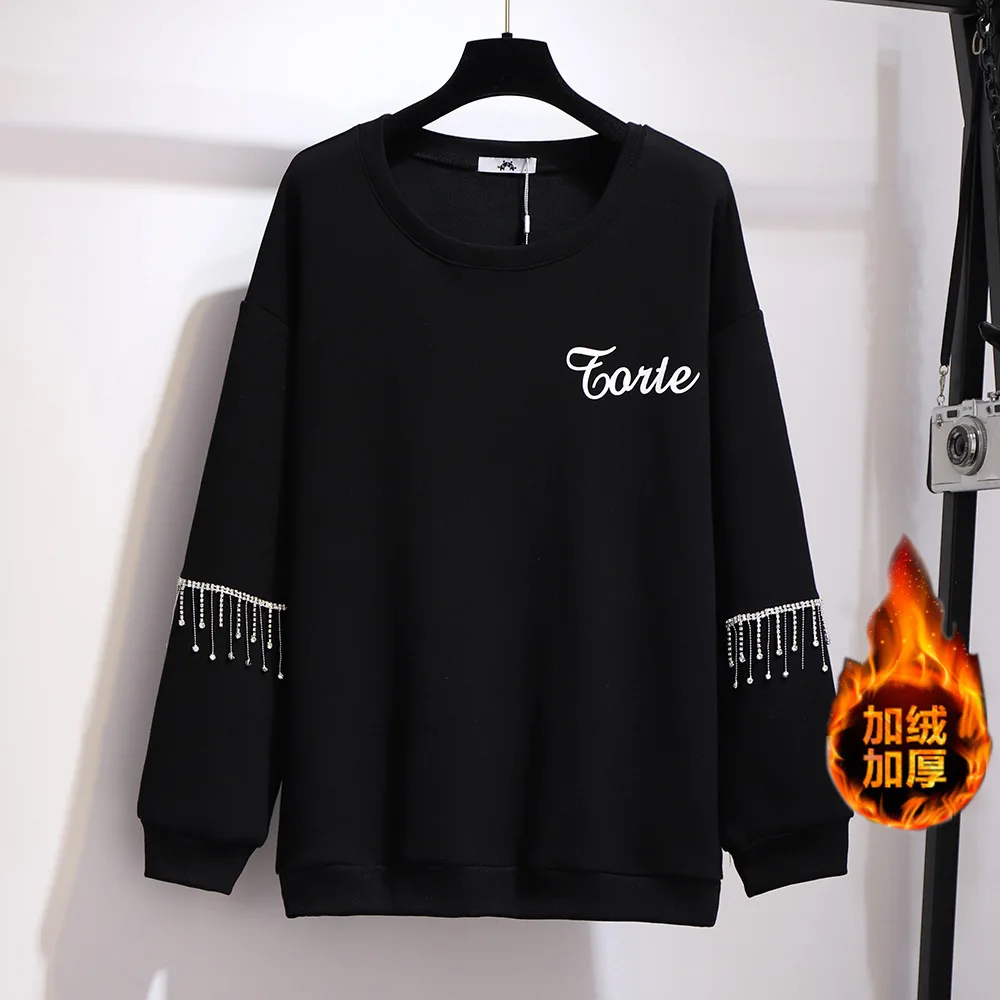 Новинка осенне-зимняя женская одежда большой пуловер с длинным рукавом