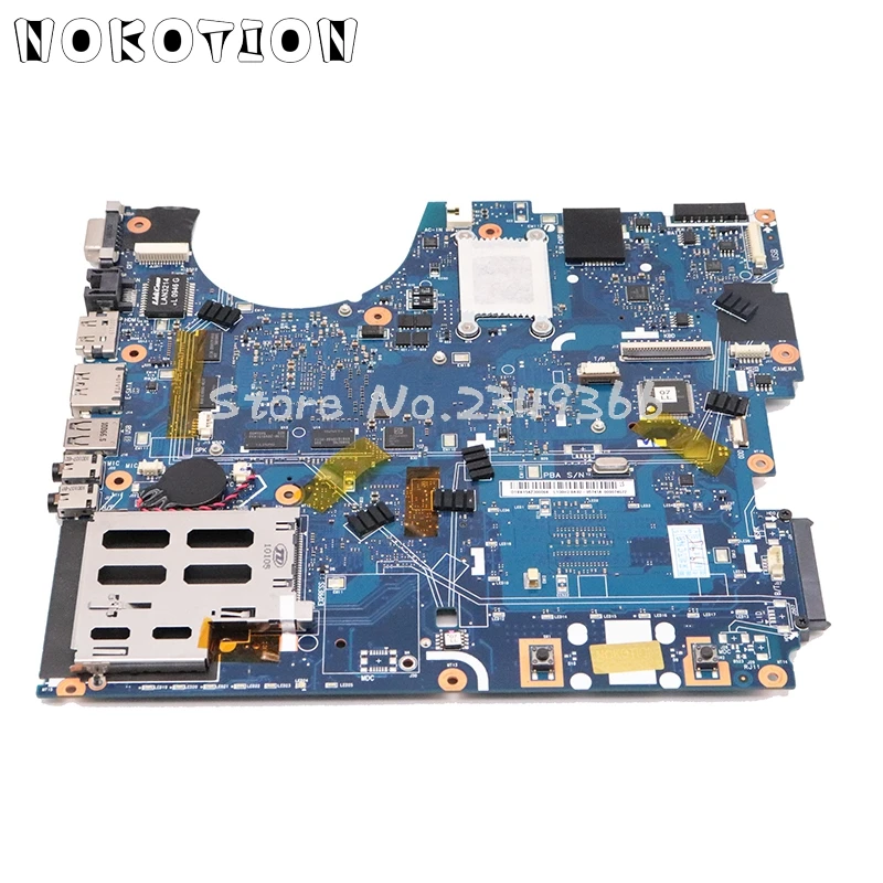 NOKOTION BA92-05741A BA41-01060A для samsung R520 R522 R518 материнская плата для ноутбука PM45 DDR2 Бесплатный процессор HD4650 видеокарта