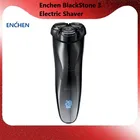 Youpin Enchen BlackStone 3 электробритва бритваголовка резак моющийся IPX7 водонепроницаемый ЖК-дисплей Type-C перезаряжаемая зарядка
