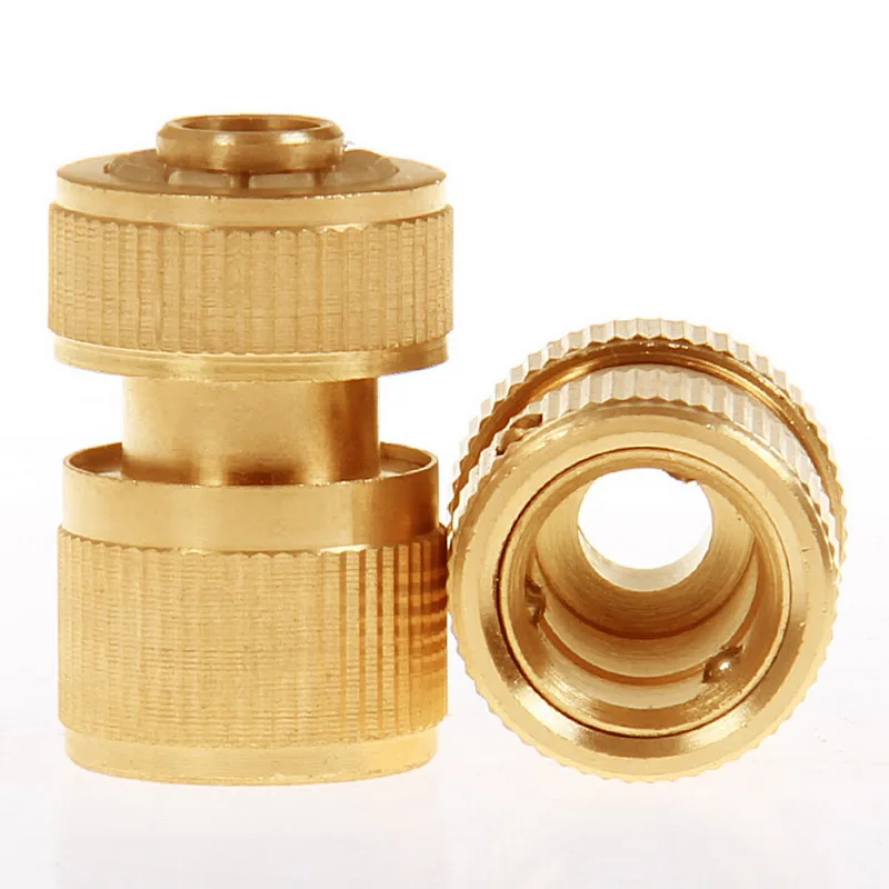 1Pcs Garden Hose Connector Brass Aluminum Quick Tap For Irrigation System | Дом и сад