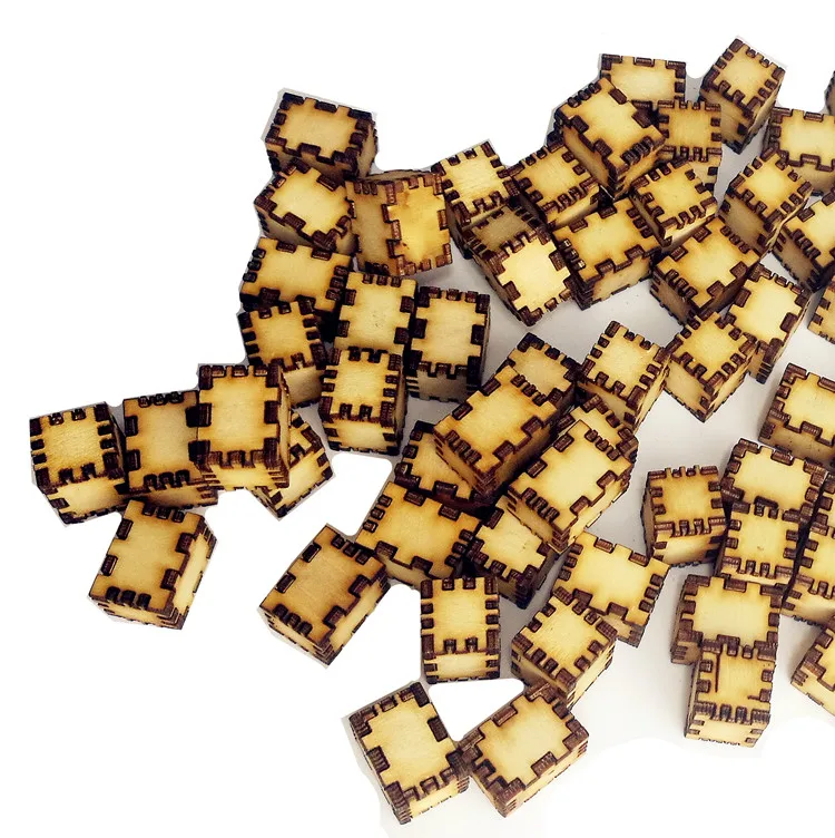 

10 шт., деревянные ящики для деревянных чехлов, 18 х13 мм