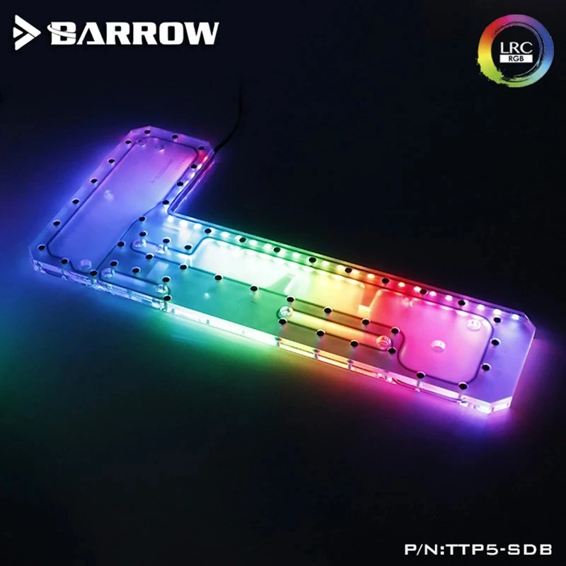 

Barrow water cooler PC TT core P5 open chassis waterway board deflector LRC2.0 5V3PIN,TTP5-SDB V1 for RGB PC