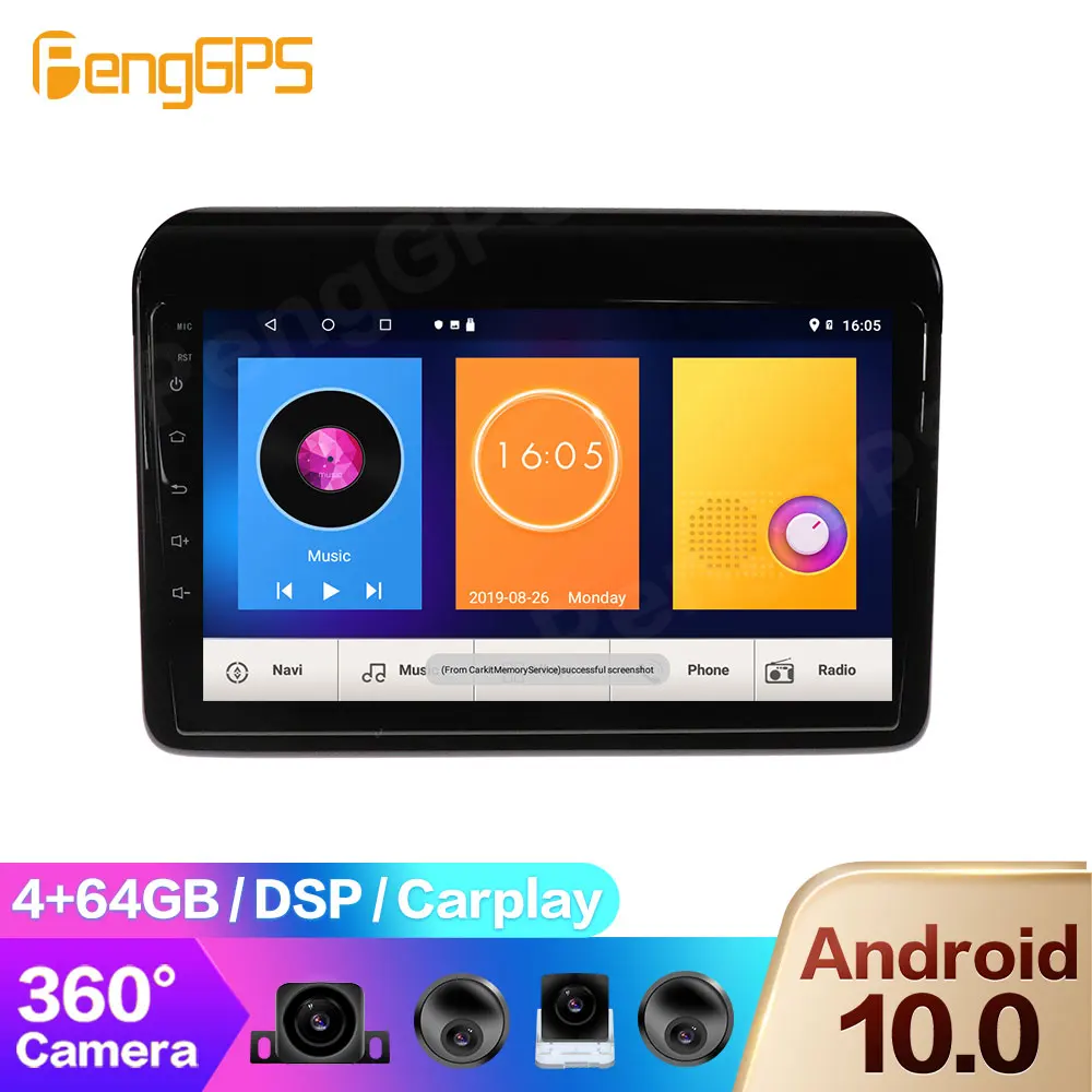 

DVD плеер для Suzuki Ertiga 2018 2019 Android 10,0 Мультимедиа стерео радио GPS навигация Carplay DSP тачскрин головное устройство