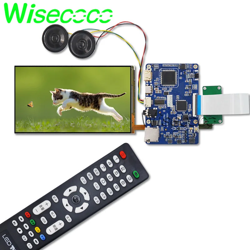 Wisecoco 5,9 дюймов FHD 1080p ЖК-экран 1920*1080 HDMI к MIPI DSI плата драйвера Raspberry Pi RK3288 Android tv Box PS4