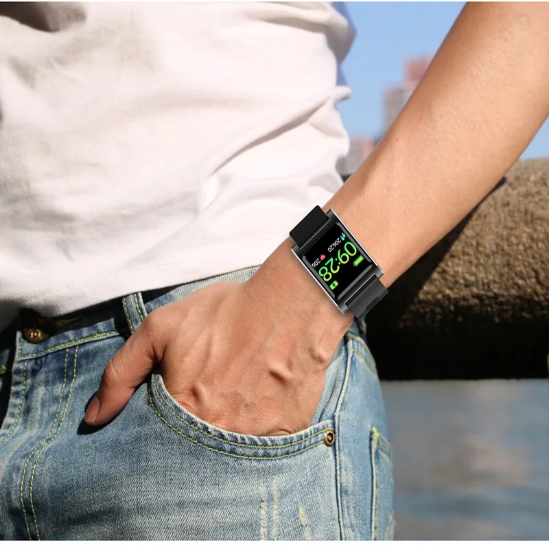 

Yulubu K88 Plus Smart Wristband Blood Pressure Bracelet Color Display IP68 Waterproof Fitness Tracker Band For Android IOS