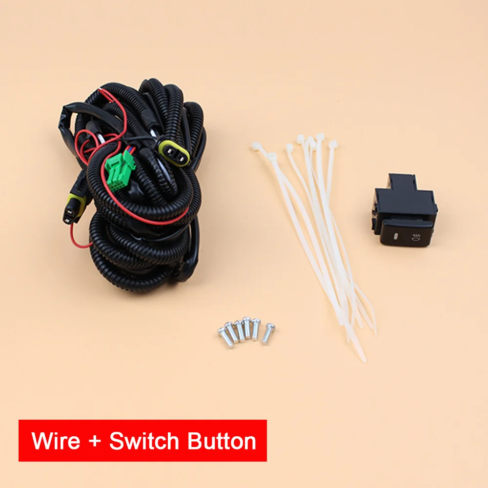 1 пара Автомобильные противотуманные фары 12 В с крышкой для противотумансветильник и кнопкой переключения