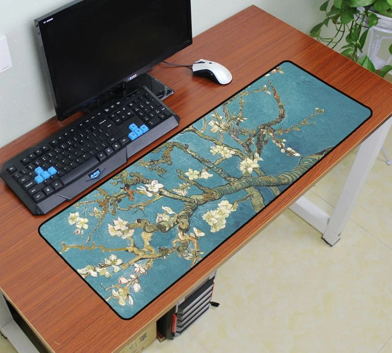 

Van Gogh Mouse Pad 900x400mm Pad To Mouse Notbook Computer Art Mousepad Gaming Padmouse World Map Gamer To Keyboard Mouse Mats