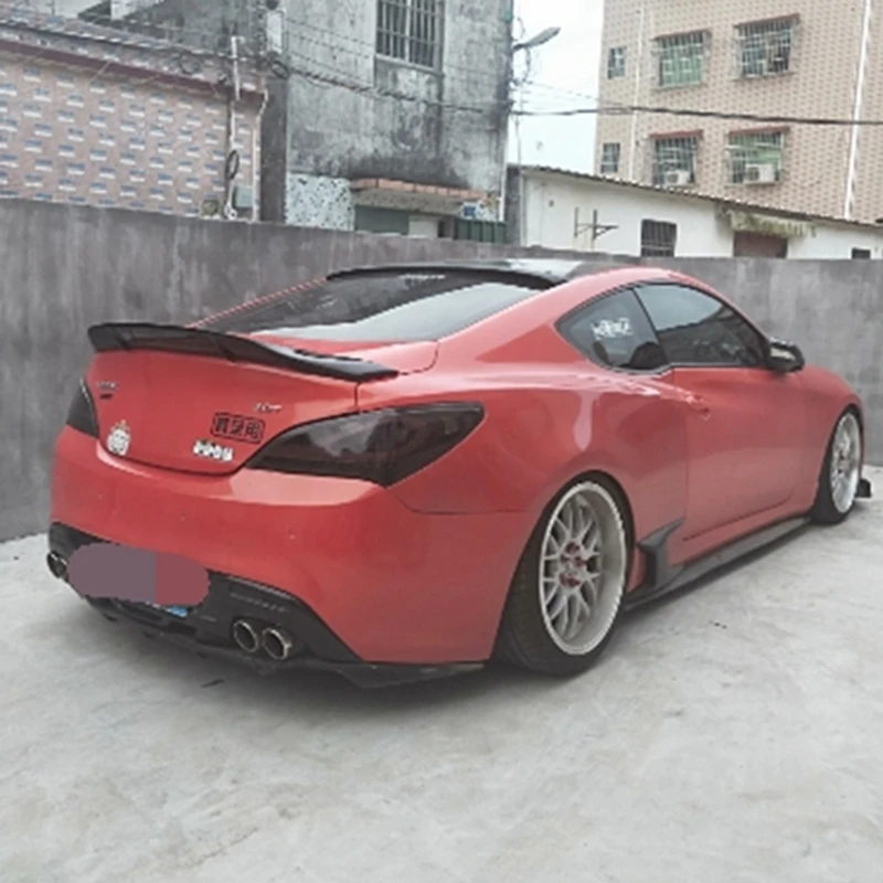 

for Hyundai Genesis Coupe spoiler spoiler carbon fiber / FRP primer tail R-type spoiler accessories 2009-2012 year