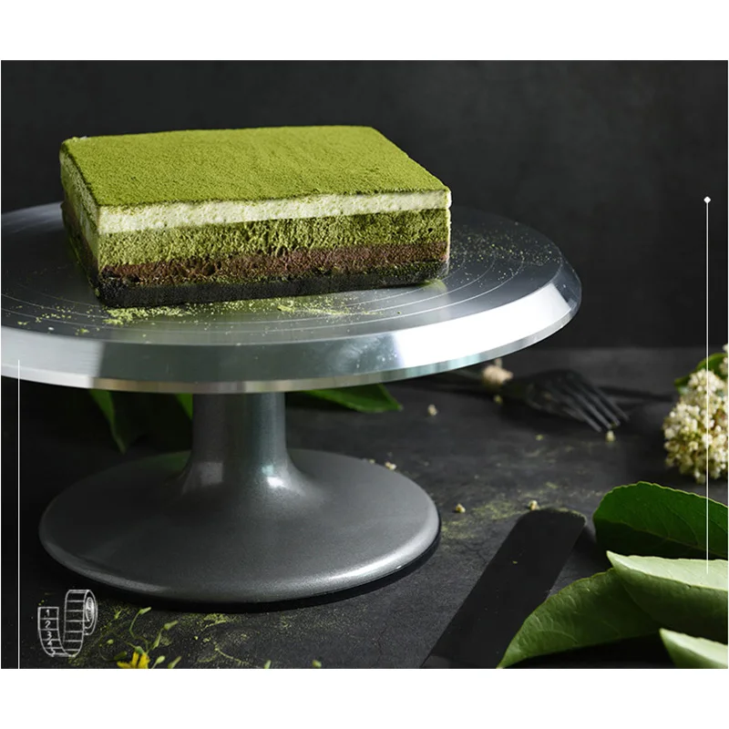 

10 inch decorating table baking tool Rotating cake stand cake turntable decorating turntable aluminum alloy material cake tool