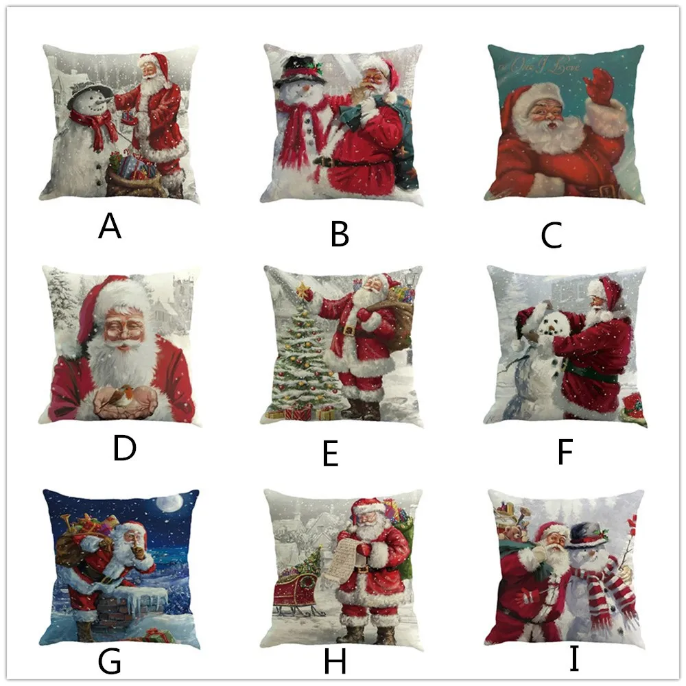 1 шт. Рождественская печать красящий диван кровать стул для офиса дома украшения