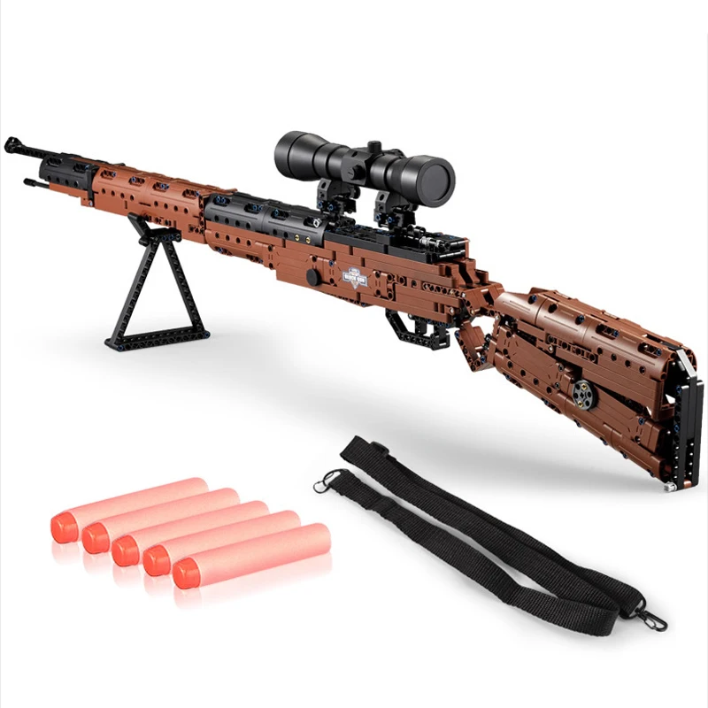 Кирпичи Kar98k C61010 винтовки военные наборы строительные игрушки для детей модель