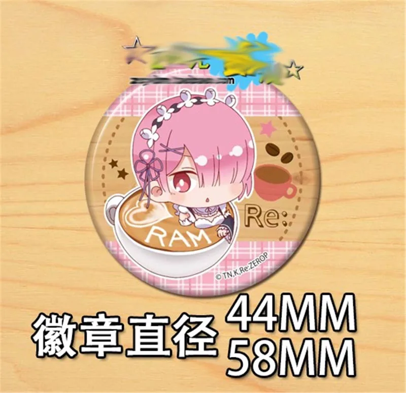 Брошь для косплея Жизнь в другом мире от нуля коллекционная брошь с булавкой