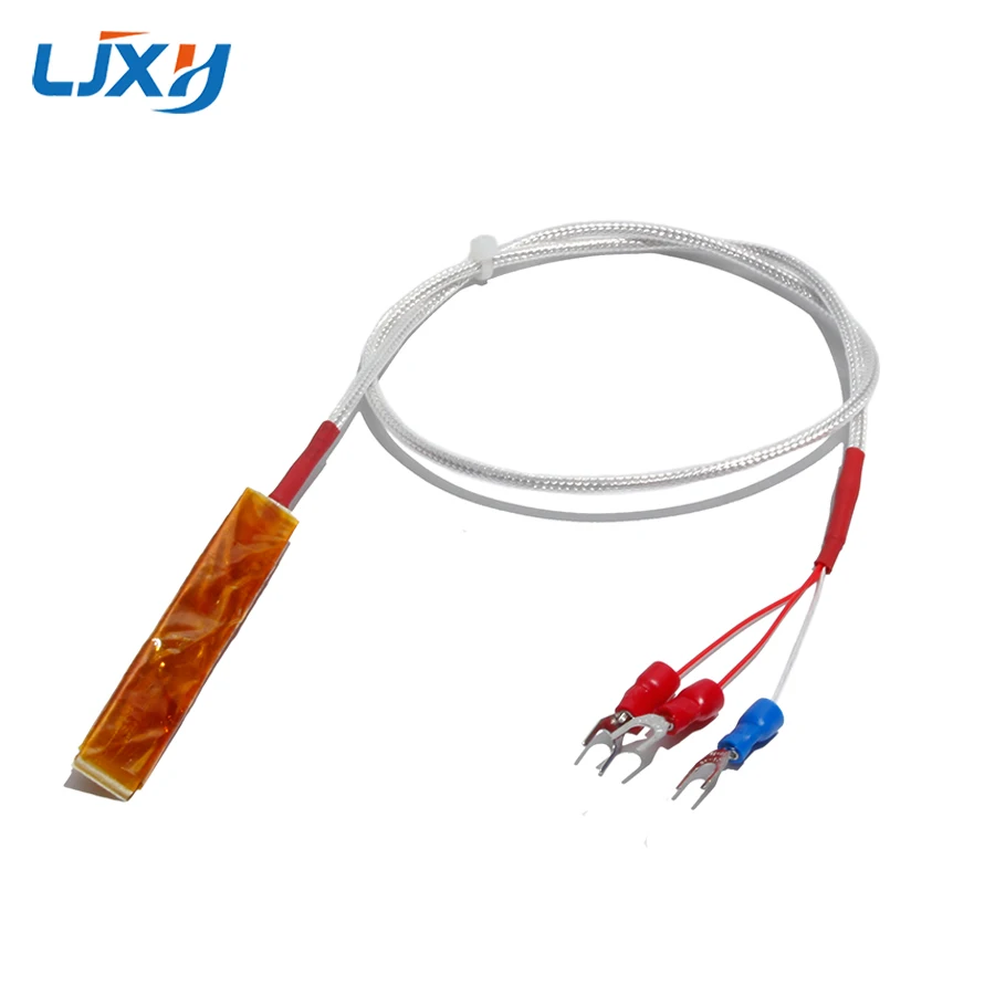 

LJXH SMD Temperature Sensor PT100 Platinum Thermal Resistance for Motor Coil WZPD Embedded Temperature Probe 50/100/150cm Cable