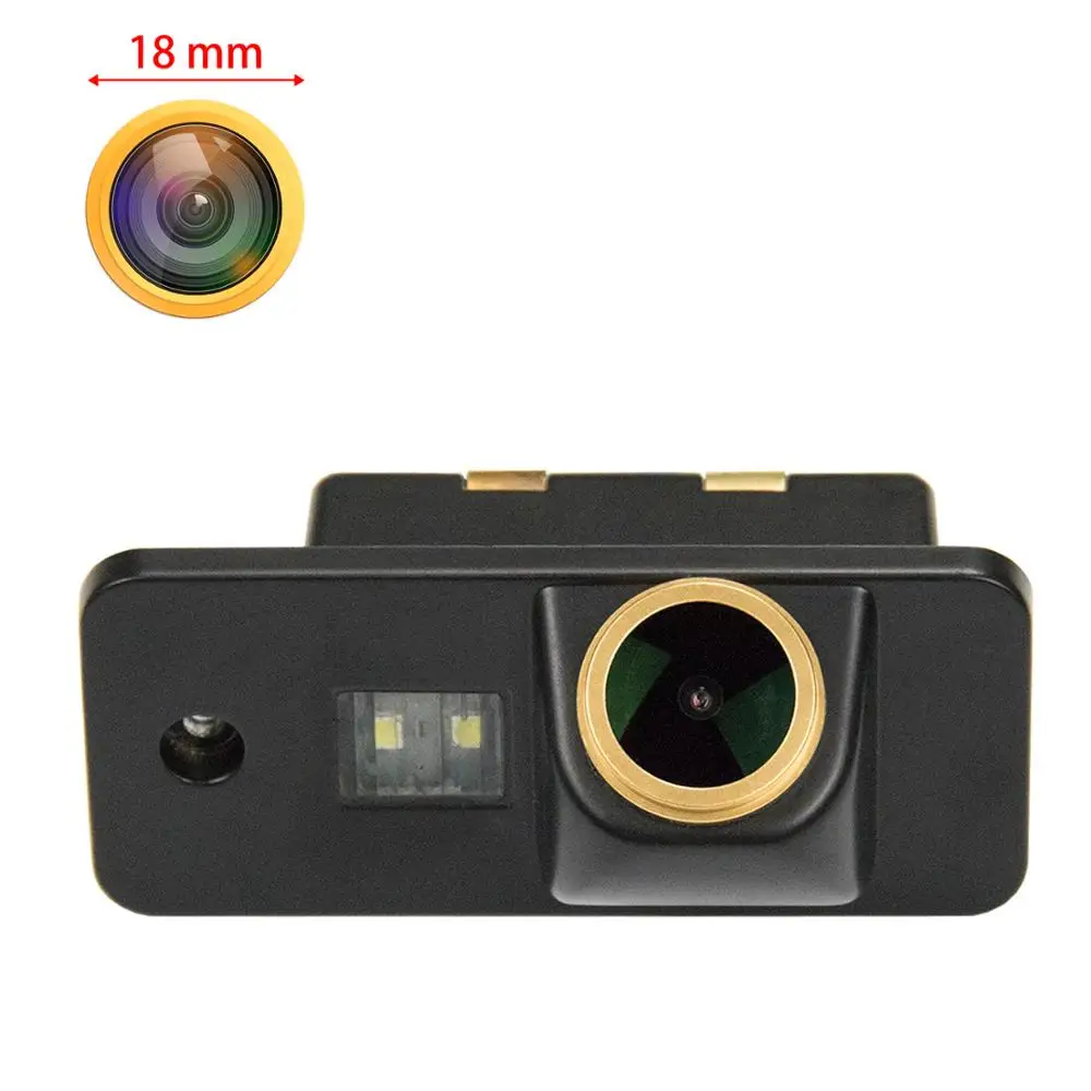 HD 720P Золотая Водонепроницаемая Автомобильная камера заднего вида для Audi A3 A4 S4 RS4 A6