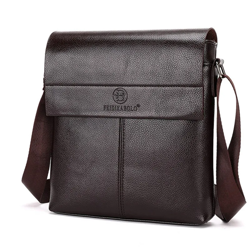 Модные мужские сумки через плечо мужская повседневная кожаная сумка-мессенджер