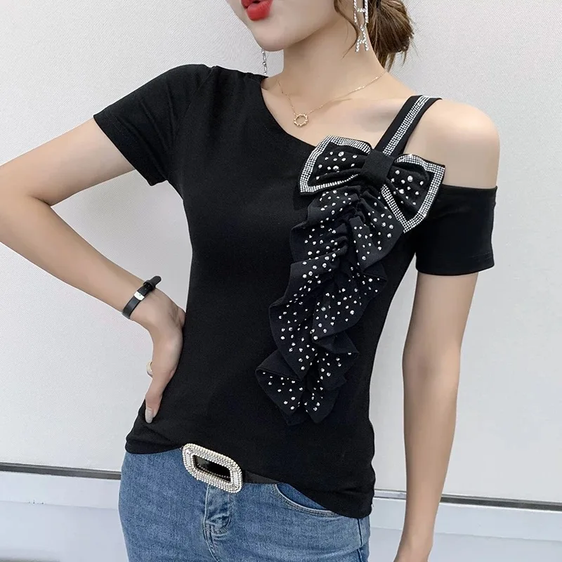 

2021 tees women clothe white Summer Fashion T Shirt Women Woman Tshirt