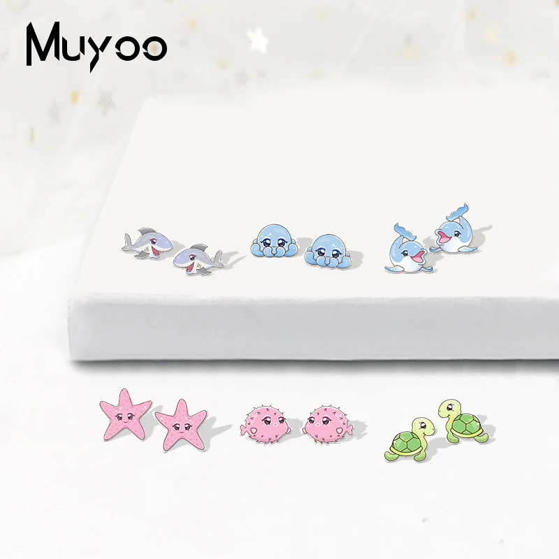 Новая мода Забавный смех Kawaii морским обитателям животные акрил эпоксидной смолы