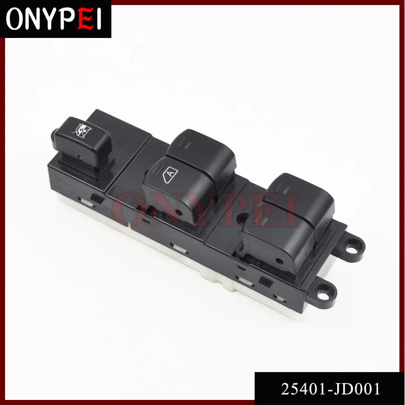 Переключатель Стеклоподъемника для Nissan Navara D40 Qashqai J10 2 0 dCi 4WD 25401 JD001