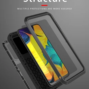 love mei for samsung a30 a30s a50 s a70 s a40s a20 a90 5g a41 a42 a21 a51 powerful metal armor shock dirt proof water phone case free global shipping