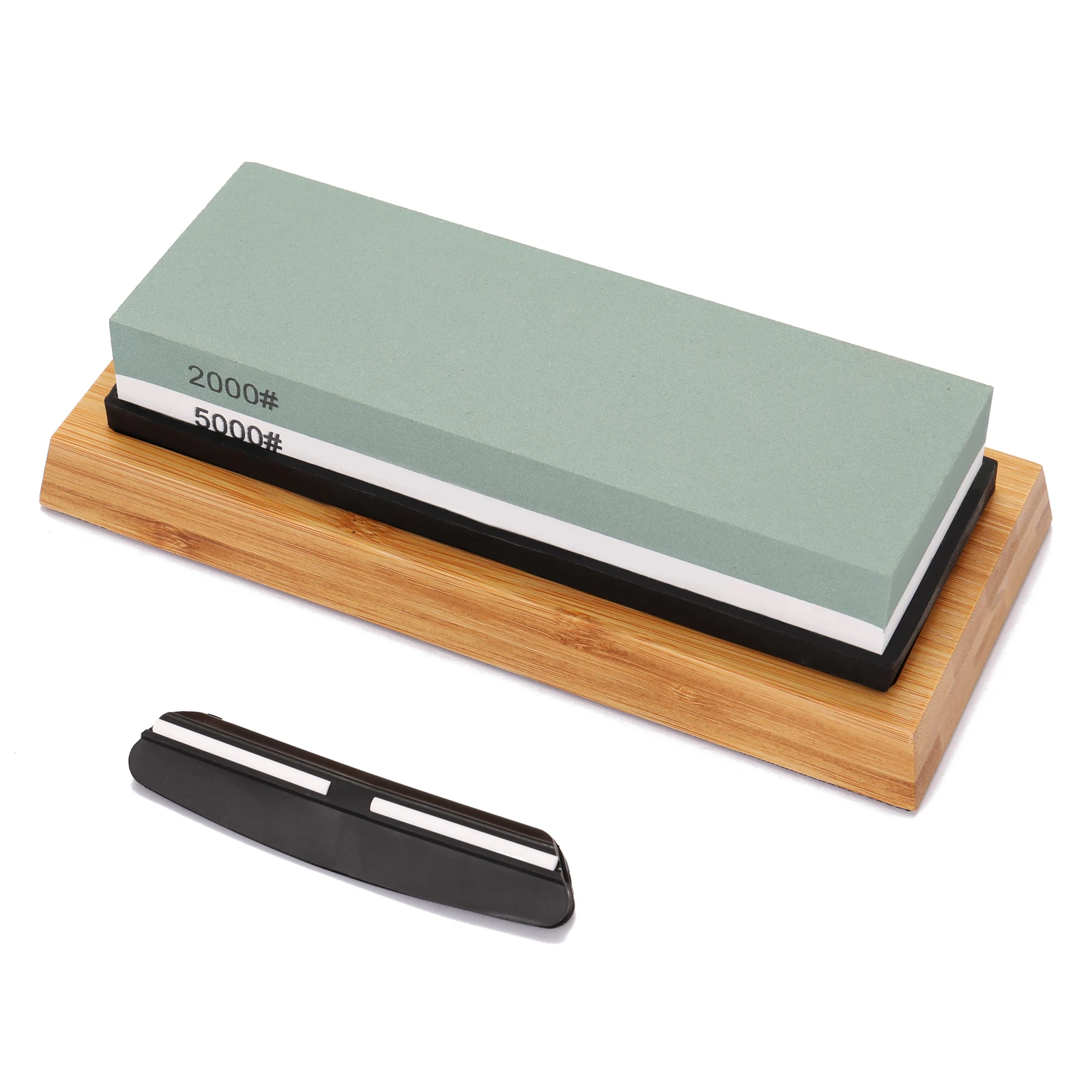 

2000#/5000# 400#/1000# Grit Premium Whetstone Cut Sharpening Stone Set Sharpener for All Blade Non Slip Base Cutter Sharpener