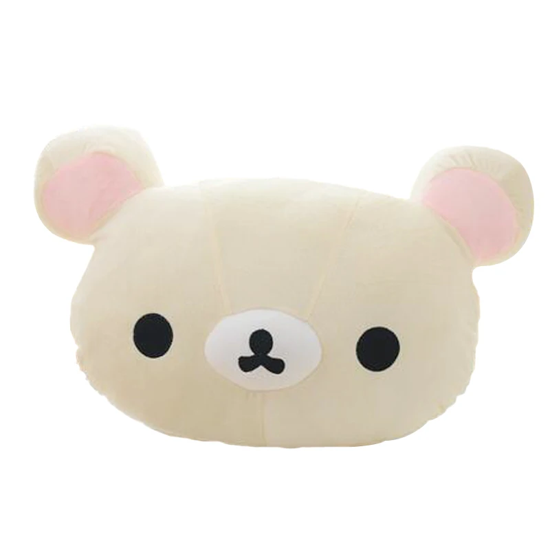 Мультяшная Подушка Rilakkuma плюшевая подушка мягкая легкая с головой коричневого