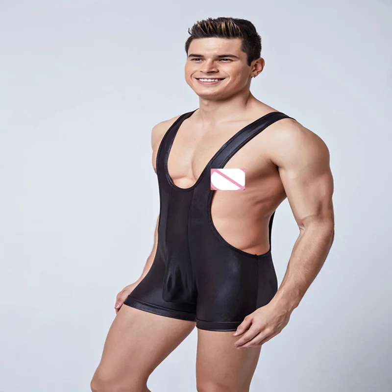 Женское нижнее белье из искусственной кожи сексуальное с открытой пяткой