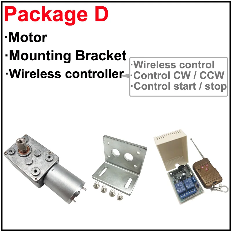 Электродвигатель с червячной передачей 6 в 12 В 24 постоянного тока высокий