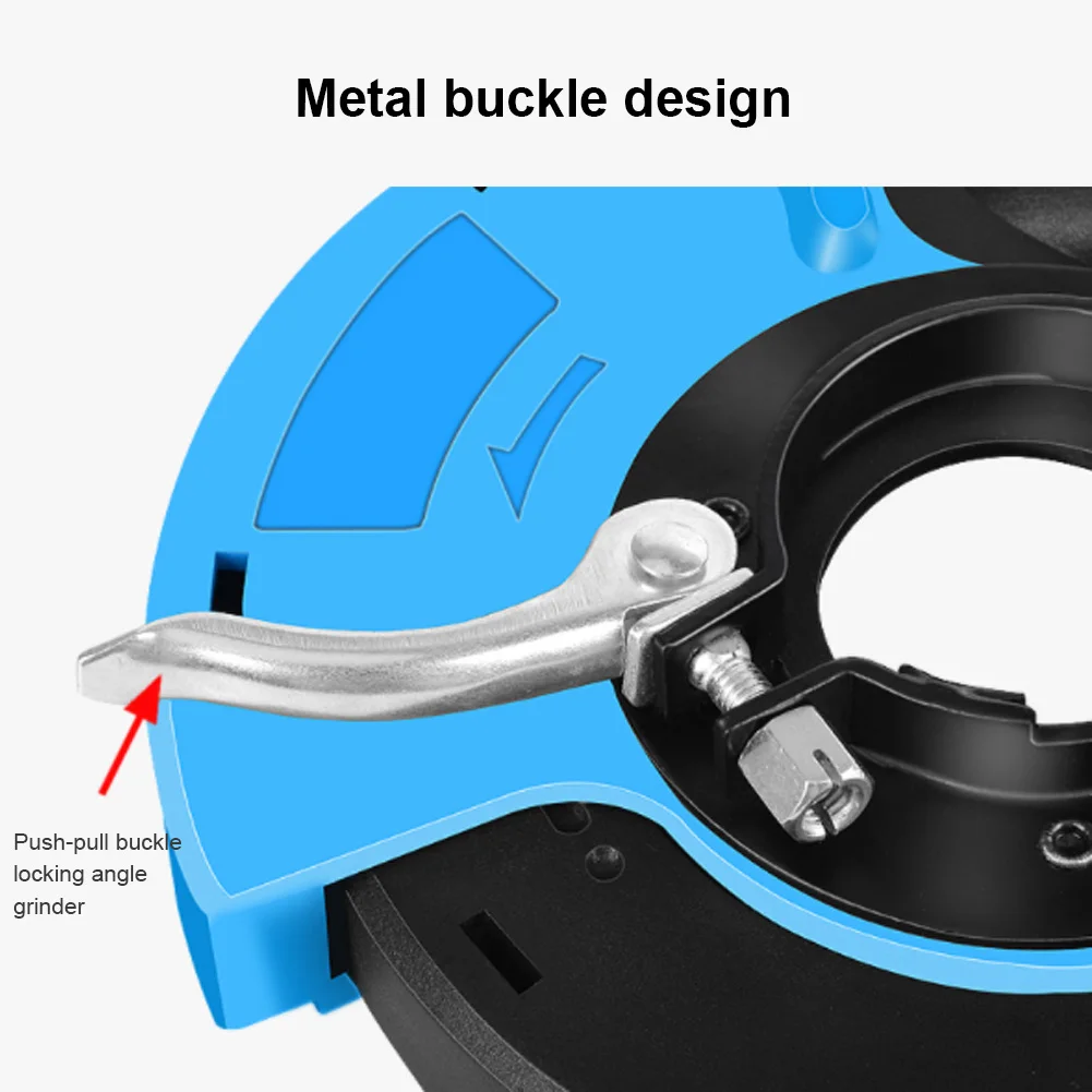 5in кожух пыли синий черный поликарбонатный пластик металлический дробильный