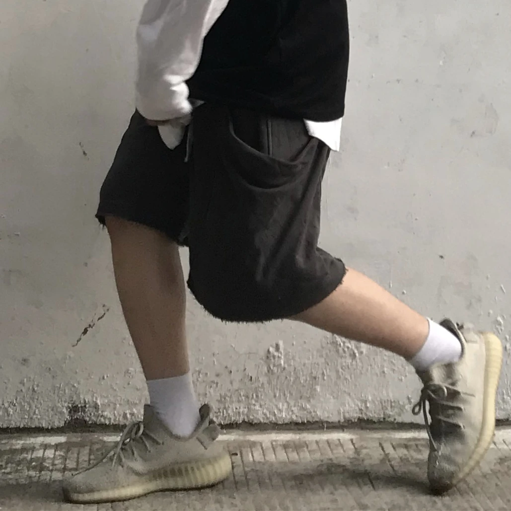 Уличные уличные шорты уличная одежда Harajuku для бега лето хип-хоп мужские