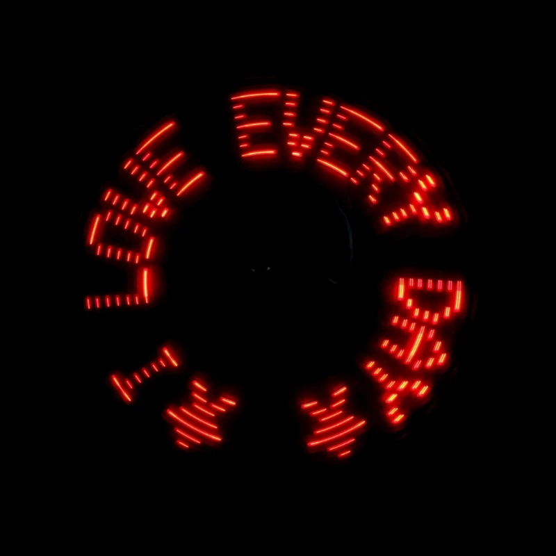 Портативный ручной мини светодиодный вентилятор с мигающим светом Супер